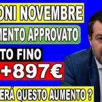 PENSIONI NOVEMBRE👉4 IMPORTANTI NOVITÀ SUL PAGAMENTO ✅ #finsubito agevolazioni